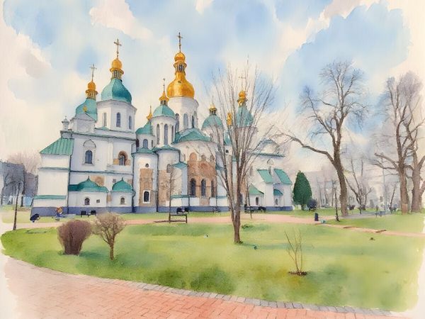 Produktbild: CALVENDO Puzzle Sophienkathedrale in Kiew | 1000 Teile Lege-Gr&ouml;&szlig;e 64x48cm Foto-Puzzle f&uuml;r gl&uuml;ckliche Stunden