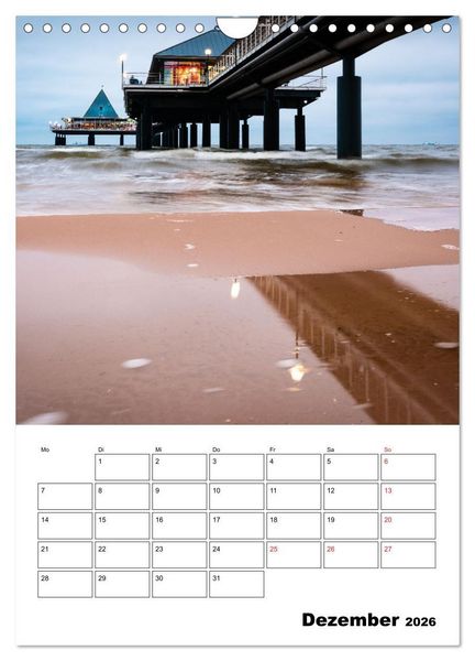 Produktbild: Usedom - Inseltraum im Norden (Wandkalender 2026 DIN A4 hoch), CALVENDO Monatskalender