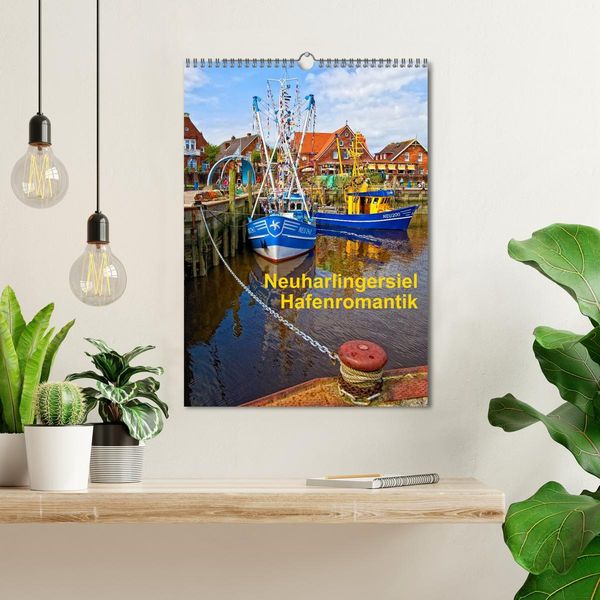 Produktbild: Neuharlingersiel Hafenromantik / Planer (Wandkalender 2026 DIN A3 hoch), CALVENDO Monatskalender