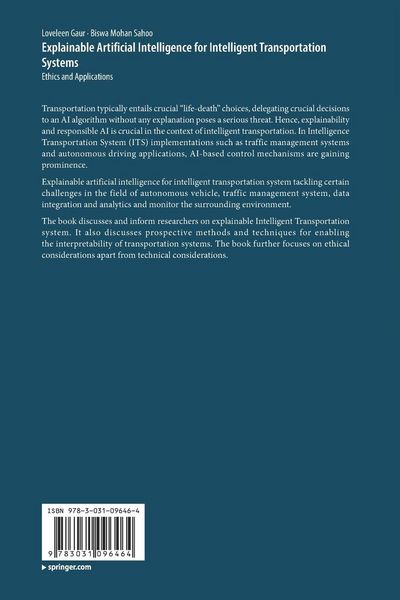 Produktbild: Explainable Artificial Intelligence for Intelligent Transportation Systems