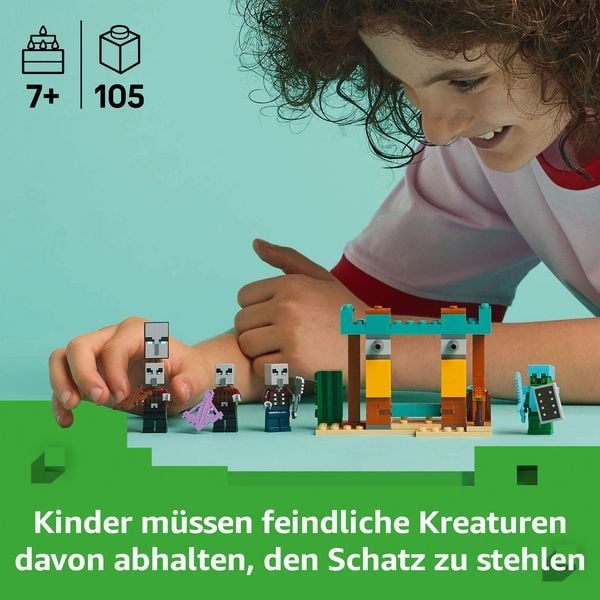 Produktbild: LEGO Minecraft 21267 Die Illager-W&uuml;stenpatrouille, Spielzeug f&uuml;r Kinder