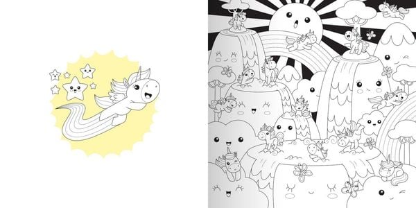 Produktbild: Mein super Kawaii - Malbuch