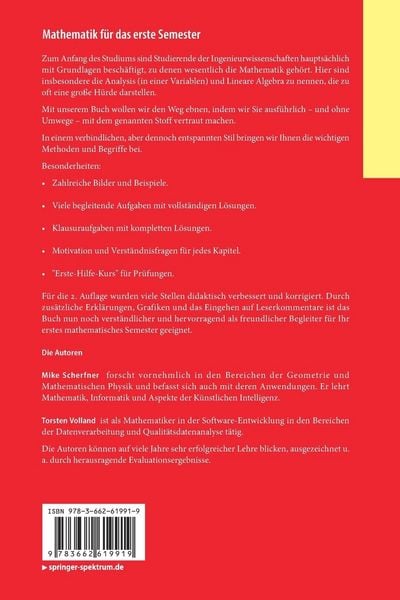 Produktbild: Mathematik f&uuml;r das erste Semester