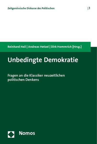 Produktbild: Unbedingte Demokratie