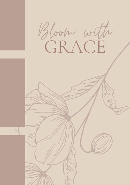 Blossom Collection / Notizbuch, Bullet Journal, Journal, Planer, Tagebuch 'Grace'; Taschenbuch von Christin Scharte, Epubli, 9783753152554
