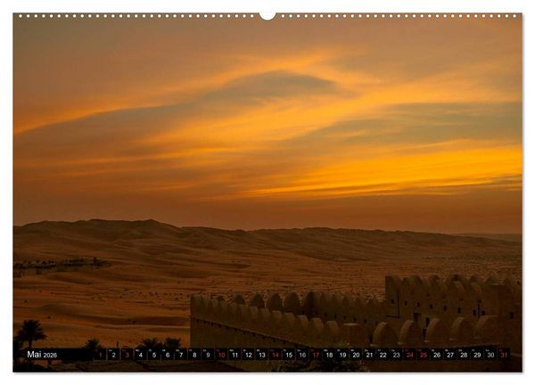 Produktbild: Rub al Khali - die gr&ouml;sste Sandw&uuml;ste der Erde (Wandkalender 2026 DIN A2 quer), CALVENDO Monatskalender
