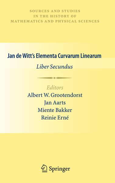Produktbild: Jan de Witt&rsquo;s Elementa Curvarum Linearum