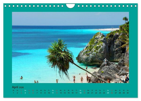 Produktbild: Die sch&ouml;nsten Str&auml;nde Karibik (Wandkalender 2026 DIN A4 quer), CALVENDO Monatskalender