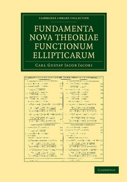 Produktbild: Fundamenta nova theoriae functionum ellipticarum