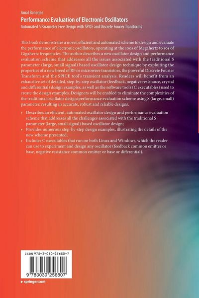 Produktbild: Performance Evaluation of Electronic Oscillators