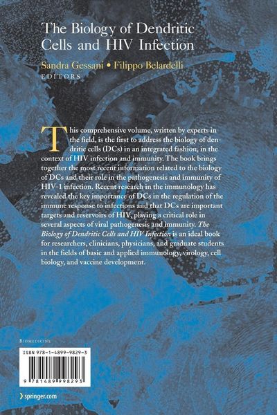 Produktbild: The Biology of Dendritic Cells and HIV Infection