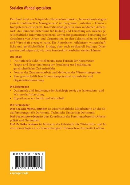 Produktbild: Sozialen Wandel gestalten