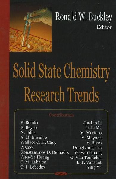 Produktbild: Buckley, R: Solid State Chemistry Research Trends