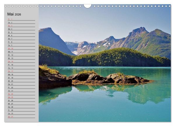 Produktbild: Norwegen. Im Land der Sagen, Mythen und Trolle (Wandkalender 2026 DIN A3 quer), CALVENDO Monatskalender