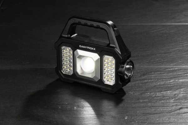 Produktbild: Easymaxx 12899 LED, COB LED Arbeitsleuchte akkubetrieben, solarbetrieben