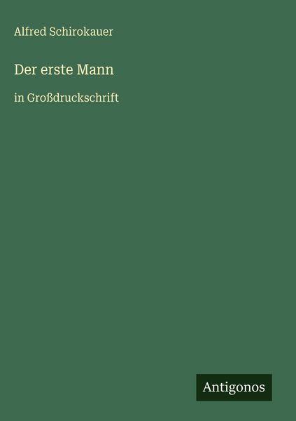 Produktbild: Der erste Mann