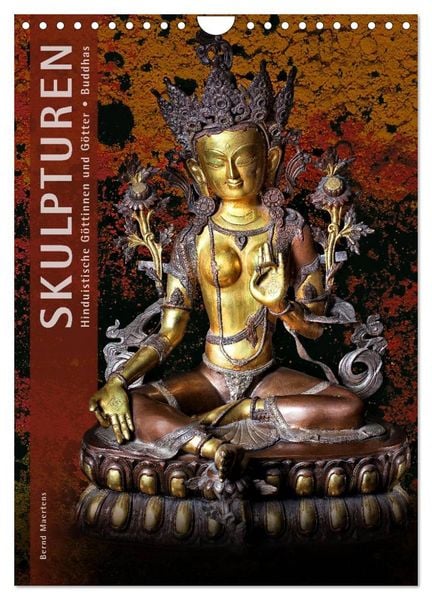 Produktbild: SKULPTUREN Hinduistische G&ouml;ttinnen und G&ouml;tter &bull; Buddhas (Wandkalender 2026 DIN A4 hoch), CALVENDO Monatskalender