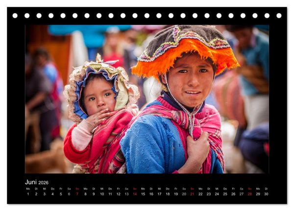 Produktbild: Peru, die Inkas und ihre Ahnen (Tischkalender 2026 DIN A5 quer), CALVENDO Monatskalender