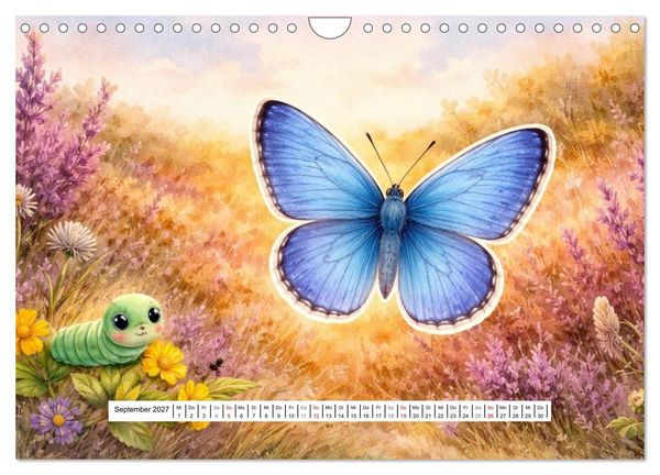 Produktbild: Vom Kriechen zum Fliegen (Wandkalender 2027 DIN A4 quer), CALVENDO Monatskalender