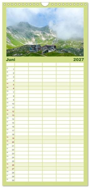 Produktbild: Familienplaner 2027 - Oberstdorf - Bergparadies in den Alpen mit 5 Spalten (Wandkalender, 21 x 45 cm) CALVENDO