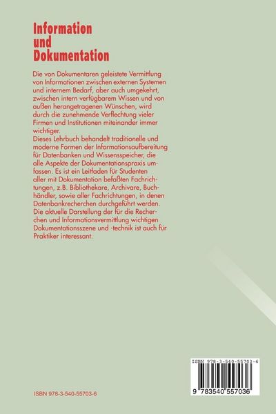 Produktbild: Information und Dokumentation