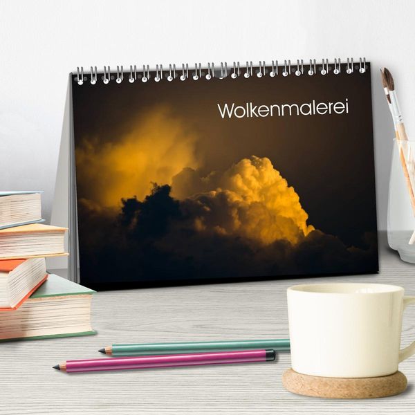Produktbild: Wolkenmalerei (Tischkalender 2026 DIN A5 quer), CALVENDO Monatskalender