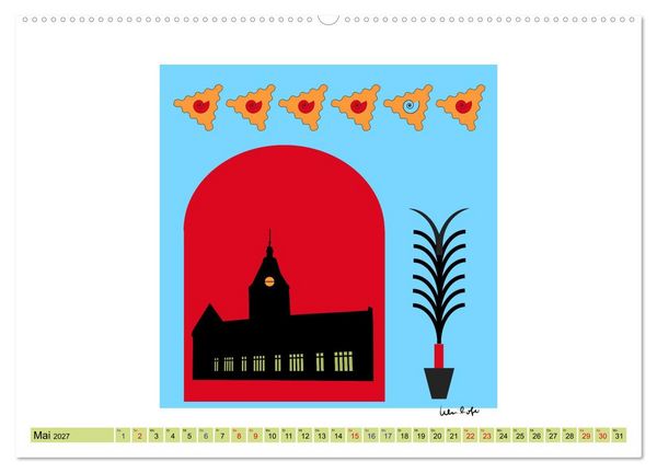 Produktbild: DudoDigital (hochwertiger Premium Wandkalender 2027 DIN A2 quer), Kunstdruck in Hochglanz