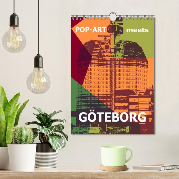 Produktbild: POP-ART meets G&ouml;teborg (Wandkalender 2026 DIN A4 hoch), CALVENDO Monatskalender