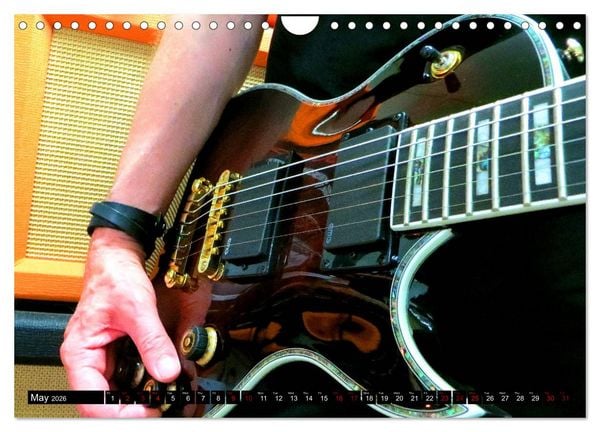 Produktbild: Guitars and Amps - Let's Rock (Wall Calendar 2026 DIN A4 landscape), CALVENDO 12 Month Wall Calendar