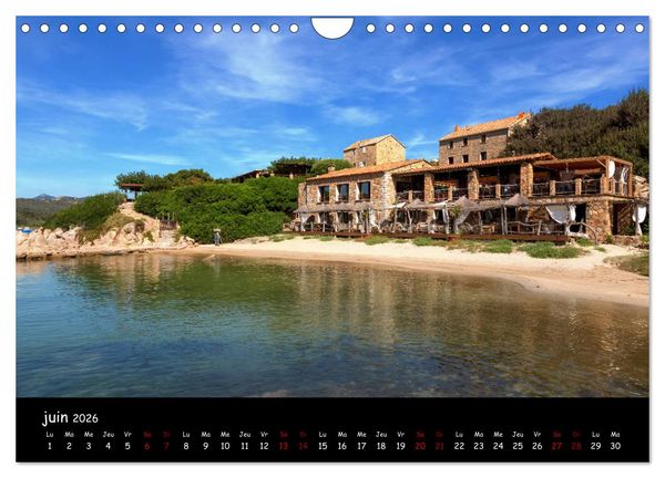 Produktbild: La Corse de plage en plage (Calendrier mural 2026 DIN A4 vertical), CALVENDO calendrier mensuel