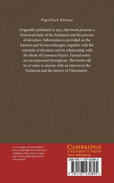 Produktbild: Elevation in the Eucharist Its History and Rationale
