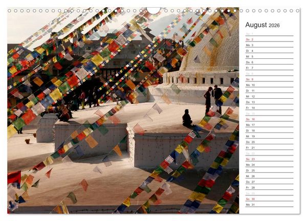 Produktbild: Nepal (Wandkalender 2026 DIN A3 quer), CALVENDO Monatskalender