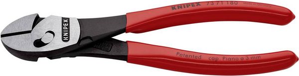 Produktbild: Knipex TwinForce 73 71 180 Werkstatt Kraft-Seitenschneider mit Facette 180mm