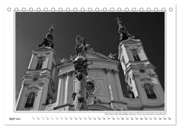 Produktbild: Wien auf den zweiten Blick (Tischkalender 2026 DIN A5 quer), CALVENDO Monatskalender