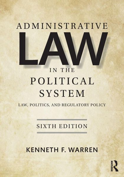 Produktbild: Administrative Law in the Political System
