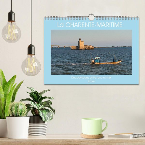 Produktbild: La Charente Maritime, des paysages entre terre et mer (Calendrier mural 2026 DIN A4 vertical), CALVENDO calendrier mensuel
