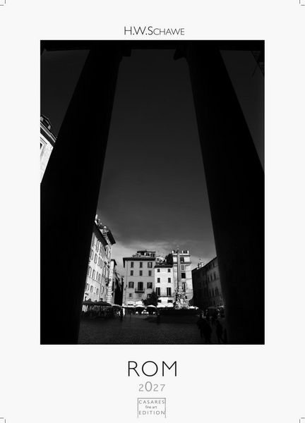 Produktbild: Rom schwarz-weiss Kalender 2027 &ndash; Wandkalender | Fotokalender Italien 59x42cm Grosses Format - . mit Historischen Motiven - Perfekt f&uuml;r Kunst, Architektur & Rom-Liebhaber