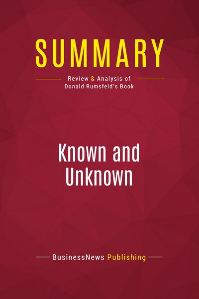 Produktbild: Summary: Known and Unknown