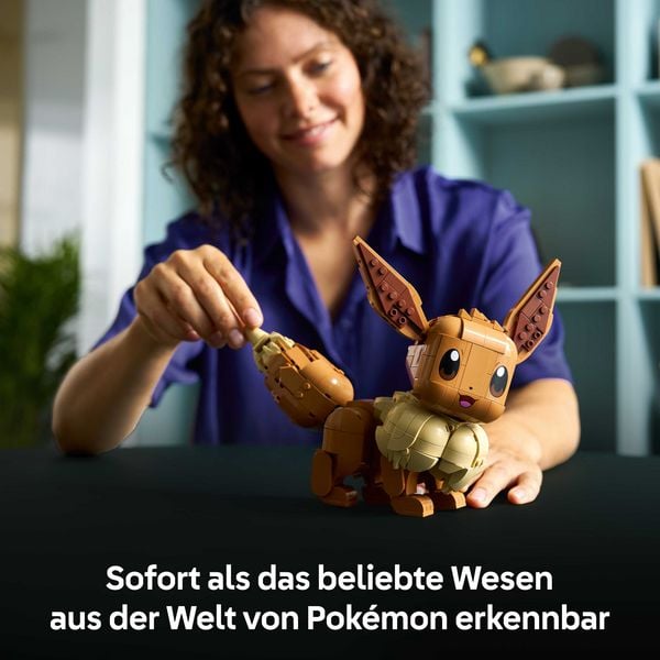Produktbild: LEGO Pok&eacute;mon 72151 Evoli, 3D Puzzle mit Figur zum Bauen f&uuml;r Erwachsene