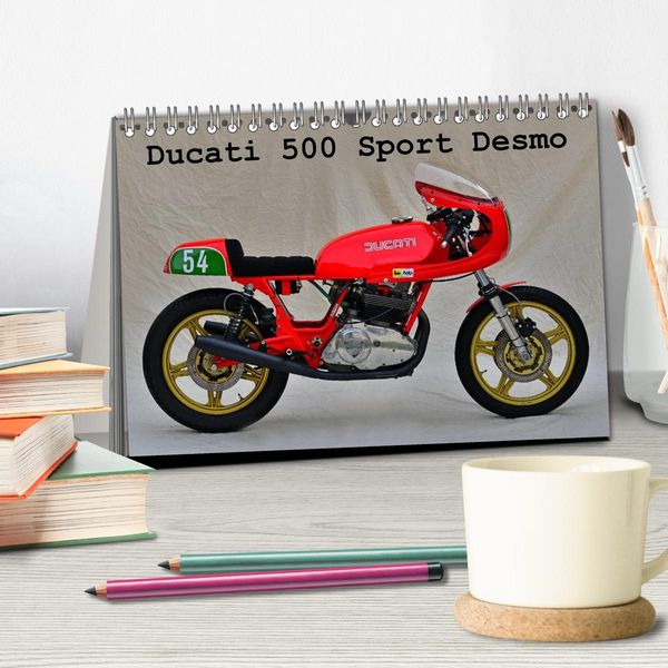 Produktbild: Ducati 500 Sport Desmo (Tischkalender 2026 DIN A5 quer), CALVENDO Monatskalender