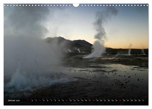 Produktbild: Atacama W&uuml;ste - Landschaften der Extreme (Wandkalender 2026 DIN A3 quer), CALVENDO Monatskalender