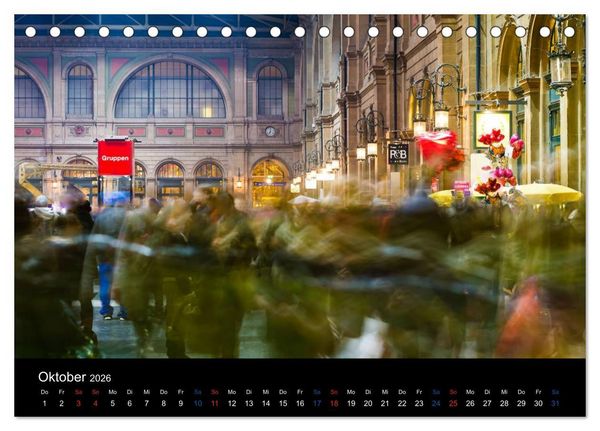 Produktbild: Z&Uuml;RICH - Little Big City (Tischkalender 2026 DIN A5 quer), CALVENDO Monatskalender