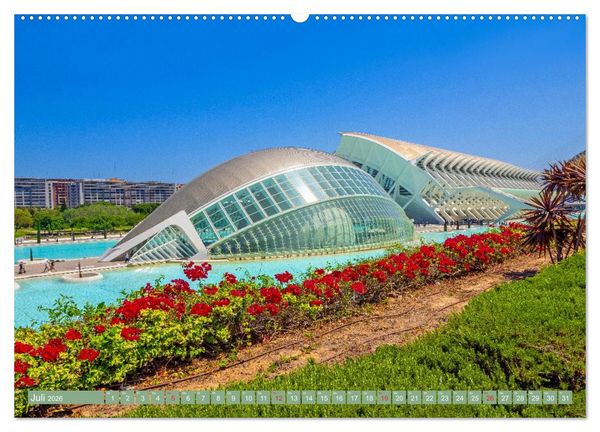 Produktbild: Zauberhaftes Valencia (hochwertiger Premium Wandkalender 2026 DIN A2 quer), Kunstdruck in Hochglanz