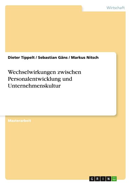 Produktbild: Wechselwirkungen zwischen Personalentwicklung und Unternehmenskultur