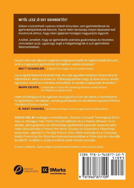 Produktbild: Expositional Preaching / MAGYAR&Aacute;Z&Oacute; IGEHIRDET&Eacute;S
