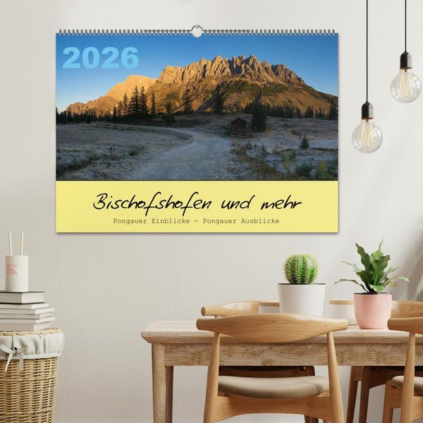 Produktbild: Bischofshofen & mehr (Wandkalender 2026 DIN A2 quer), CALVENDO Monatskalender