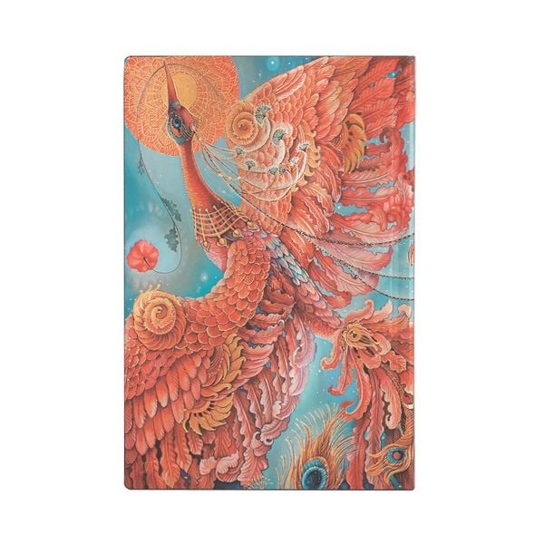 Produktbild: Softcover Notizbuch Feuervogel, Mini, Liniert