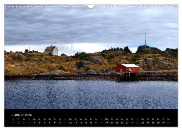 Produktbild: An Norwegens K&uuml;sten (Wandkalender 2026 DIN A3 quer), CALVENDO Monatskalender