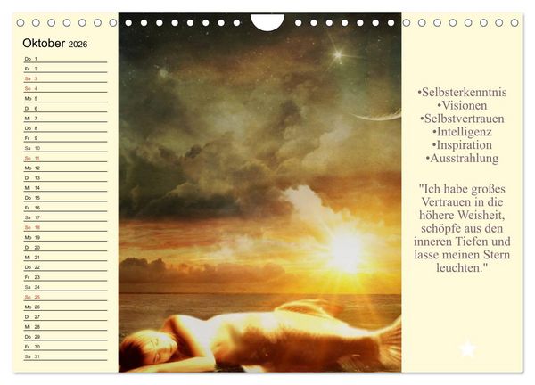 Produktbild: Tarot. Spirituell durch das Jahr (Wandkalender 2026 DIN A4 quer), CALVENDO Monatskalender