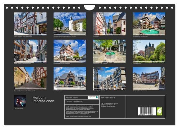 Produktbild: Herborn Impressionen (Wandkalender 2026 DIN A4 quer), CALVENDO Monatskalender